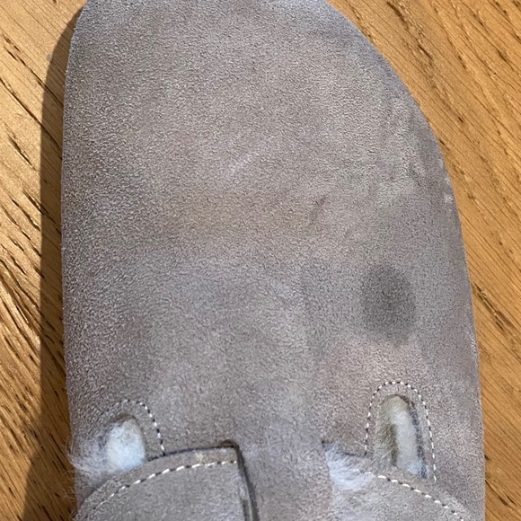 BIRKENSTOCK BOSTON STONE COIN SHEARLING IN SIZE 38 (7) - Picture 5 of 6